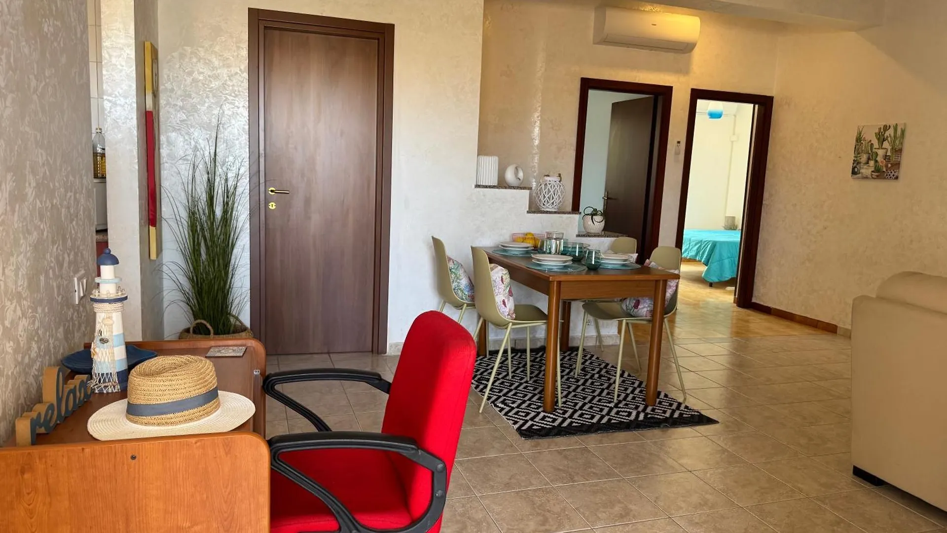 Relax And Comfort 3 Bedrooms With Ac Near The Beach With Terrace And Free Parking 알카모 아파트
